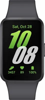 Samsung Galaxy Fit3 Fitnesstracker grau - 1.6 AMOLED, 13 Tage Akkulaufzeit"