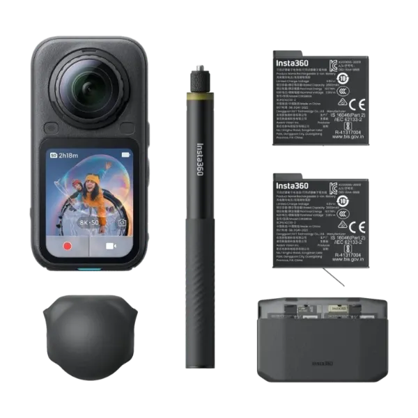 Insta360 X6 Essentials Bundle actionkamera, Midnight Black