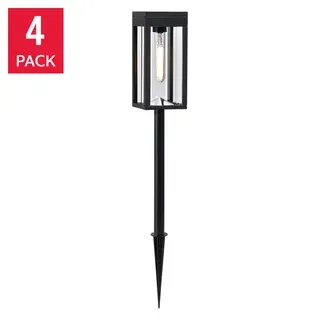 Lutec Solar LED Pathway Lights, 4-pack