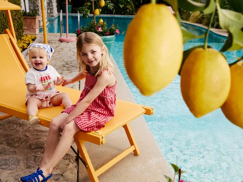 EMBROIDERED CRAB SHORT JUMPSUIT CASA LAWA X ZARA KIDS