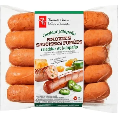 Cheddar Jalapeno Smokies Pork Sausages