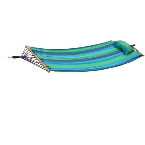 Hängematte HAWAII - blau-grün - gestreift - 200x100 cm