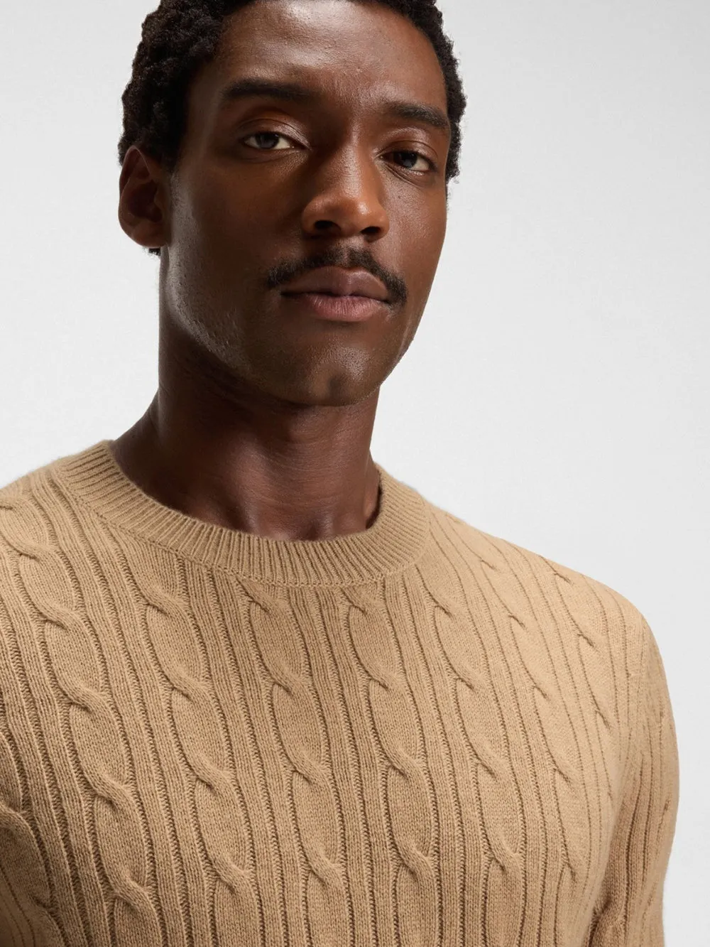 CABLE KNIT SWEATER