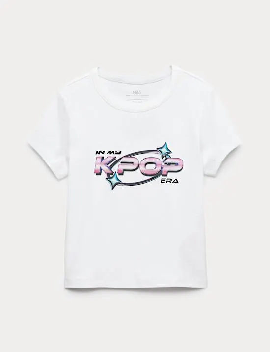 Pure Cotton K-Pop T-Shirt (6-16 Yrs)