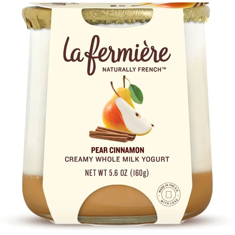 La Fermière Creamy French Yogurt, Pear Cinnamon