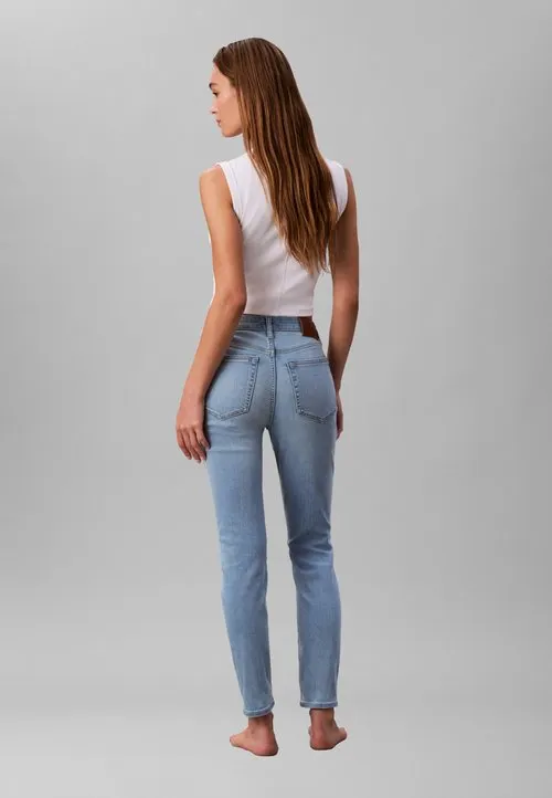 Calvin Klein Jeans MID RISE - Jeans Skinny Fit - light cape