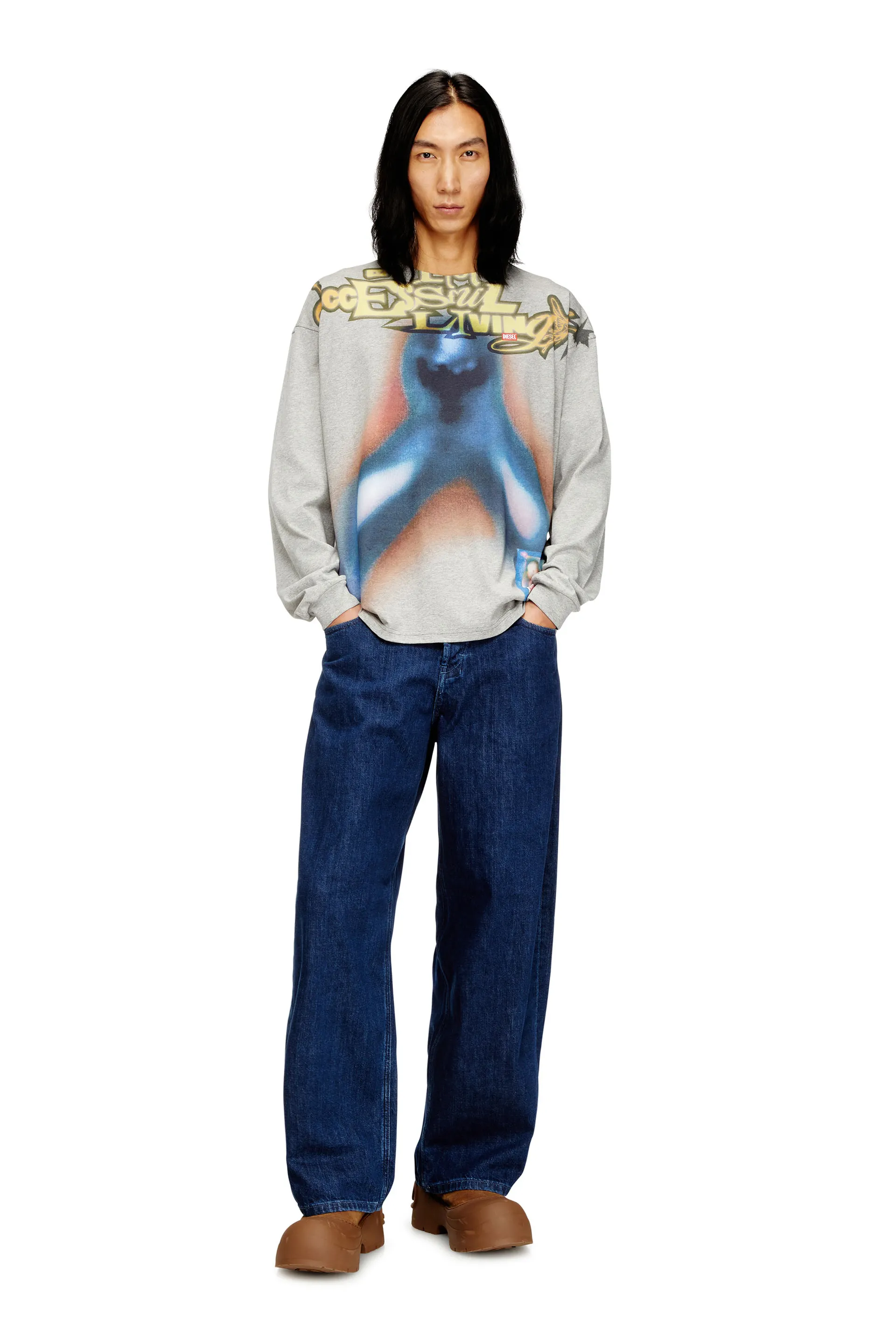 Cotton T-shirt with digital print