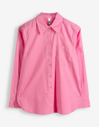 Camicia blusata - Morbido al tatto - rosa fucsia