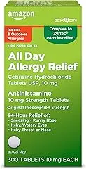 Amazon Basic Care All Day Allergy, Cetirizine…
