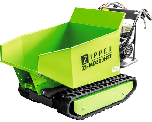 Pásový přepravník Zipper ZI-MD500HST 300 cm³, 6,8 kW, včetně sněhové radlice