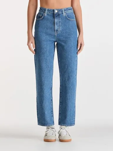 Riders By Lee Hi Straight Crop Jean In Forever Blue