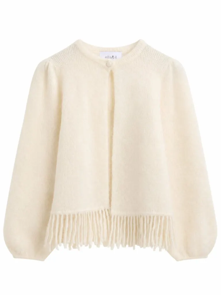 Anita Chunky Cardigan - Hvit