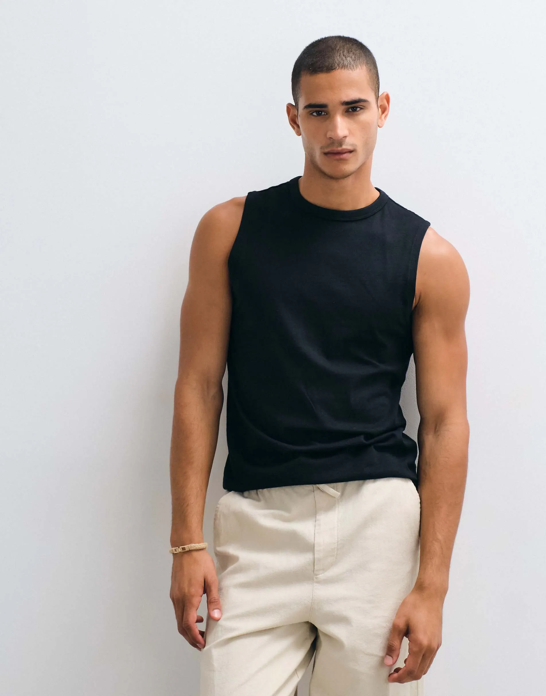 ASOS DESIGN breatheMAX™ Lite regular fit tank in black