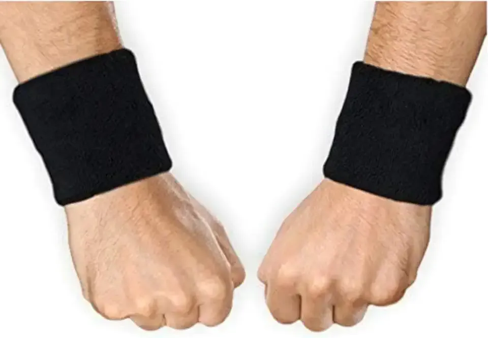 Sports Sweatbands - Arm Bands for Wrists, Sweat Absorption for Men & Women