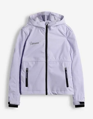 Giacca Softshell - Ricami - Rosa chiaro