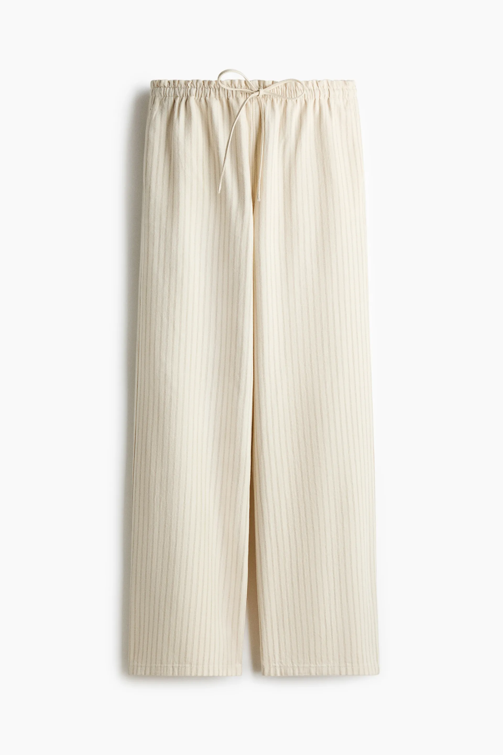 Denim pull-on trousers