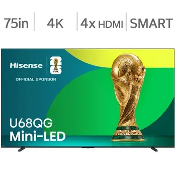 Hisense 75" Class - U68QG Series - 4K QLED Mini LED TV