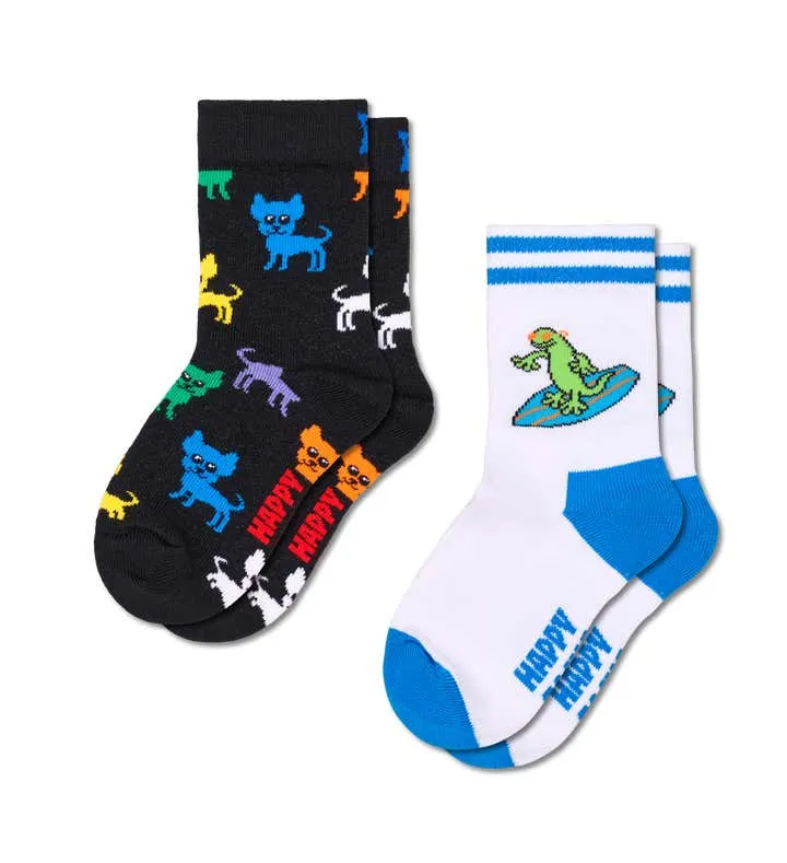 Kids 2-Pack Chihuahua Socks