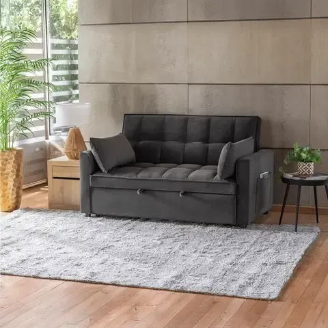 Futón Cama Teki Grafito 162x93x94 cm