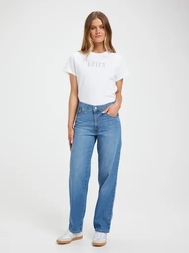 Levi's Baggy Dad In Heavy Check