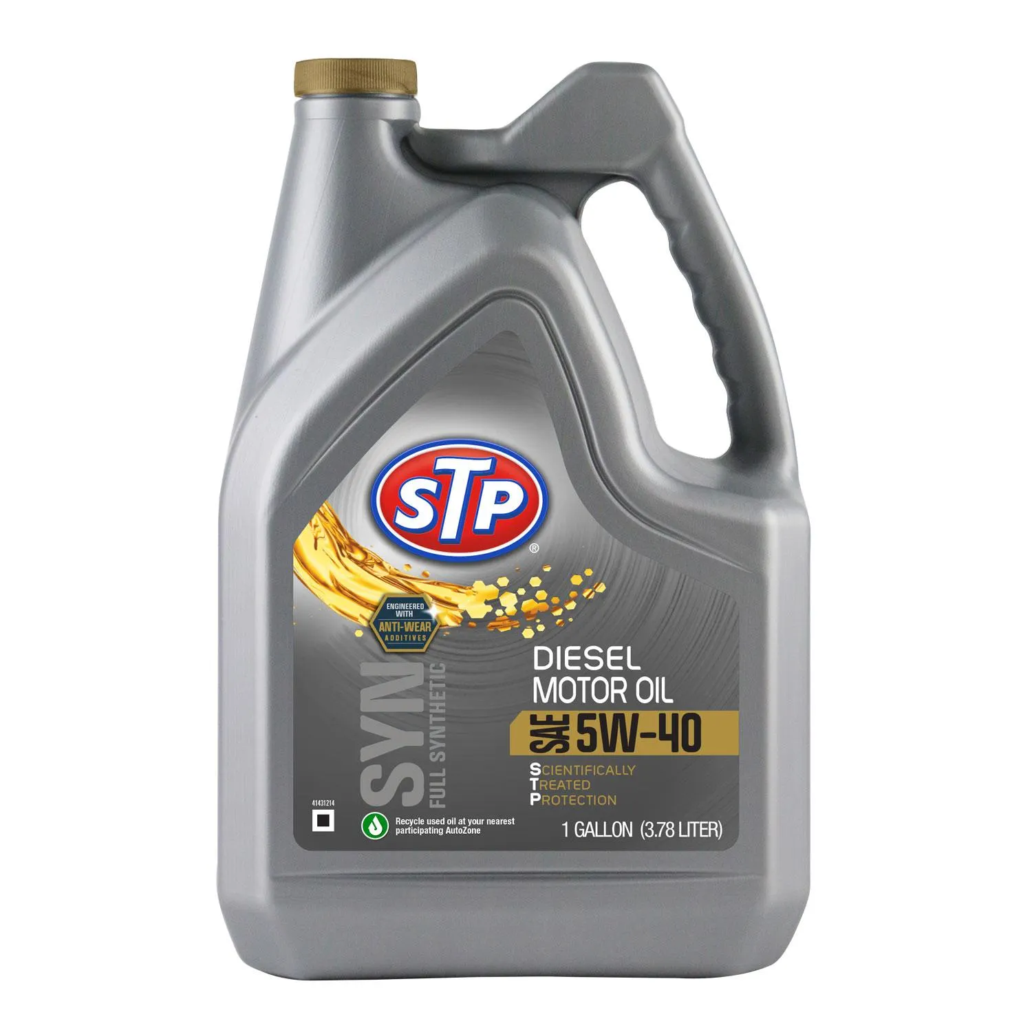 STP Diesel Engine Full Synthetic 5W-40 Motor Oil 1 Gallon