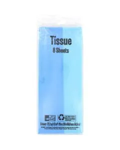 321 Party! Gift Tissue Paper, Light Blue, 8 ct