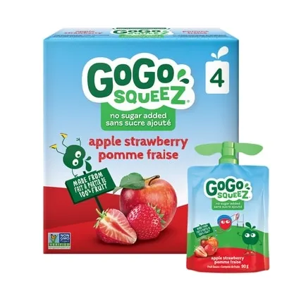 Fruit Sauce, Apple Strawberry 4P