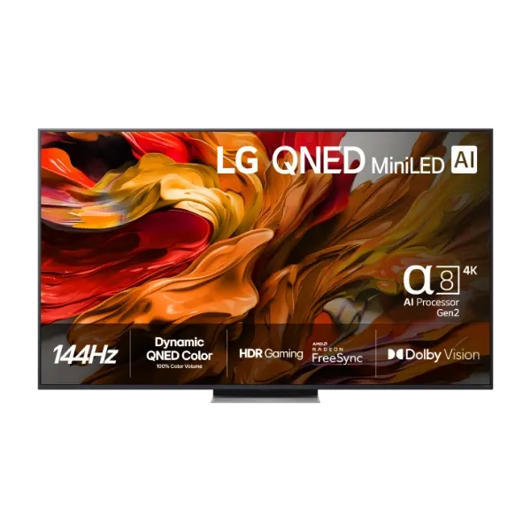 LG 65" 4K QNED evo Edge MiniLED TV 2025 65QNED87A6B