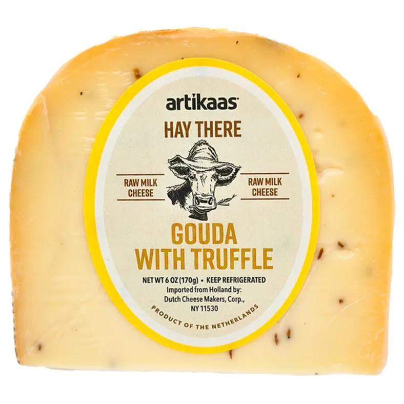 Artikaas Hay There Raw Milk, Truffle Gouda