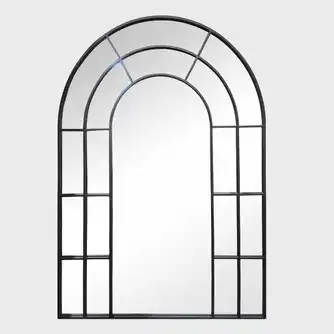 Rembrandt Chrysler Metal Mirror Black 120x80cm