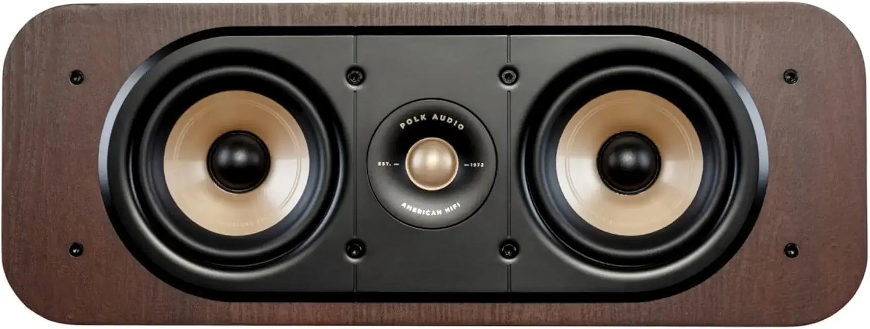Polk Audio Signature Elite ES30 Center Channel Speaker, Contemporary Walnut