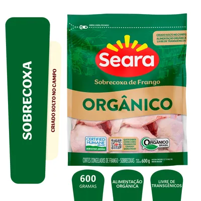 sobrecoxa seara orgânico iqf 600g
