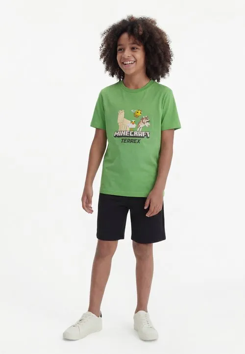 MINECRAFT TEE UNISEX - T-shirts med print - semi lucid lime
