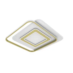 Plafoniera LED Emingo 55 x 55 cm bianco IP21, 13500 lumen INSPIRE