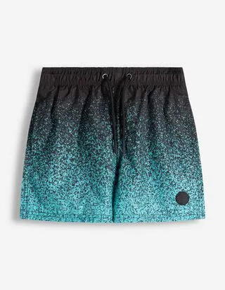 Boxer mare - Stampa allover - nero