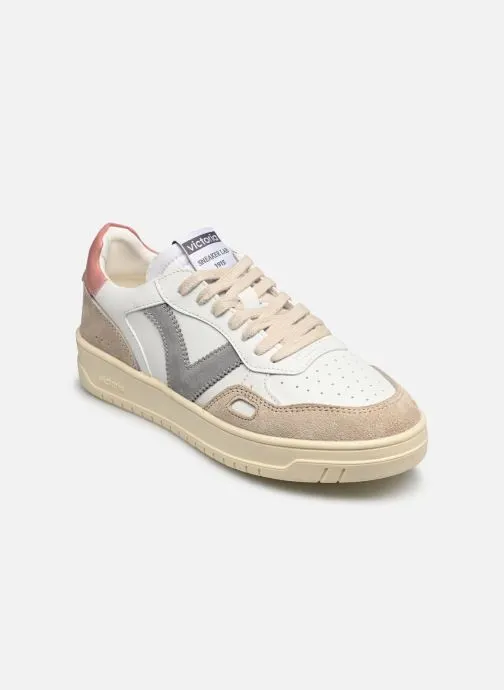 Sneakers Seul Efecto Piel & Serraje W dames wit