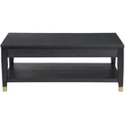 48" Rectangle Wood Coffee Table with Lift Top - Charcoal