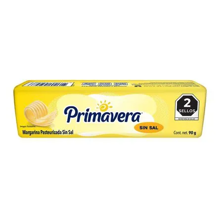 Margarina Sin Sal Primavera Cocina 90 gr