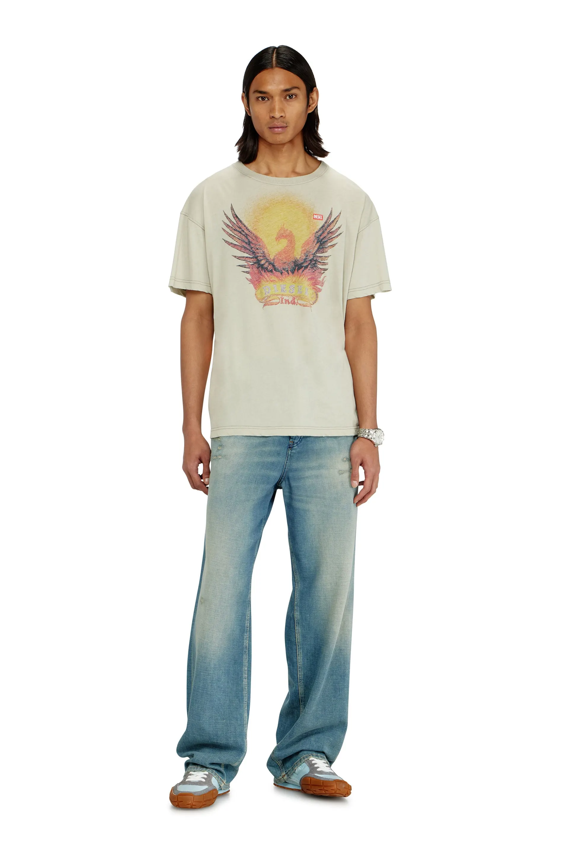 Regular T-shirt with Phoenix print