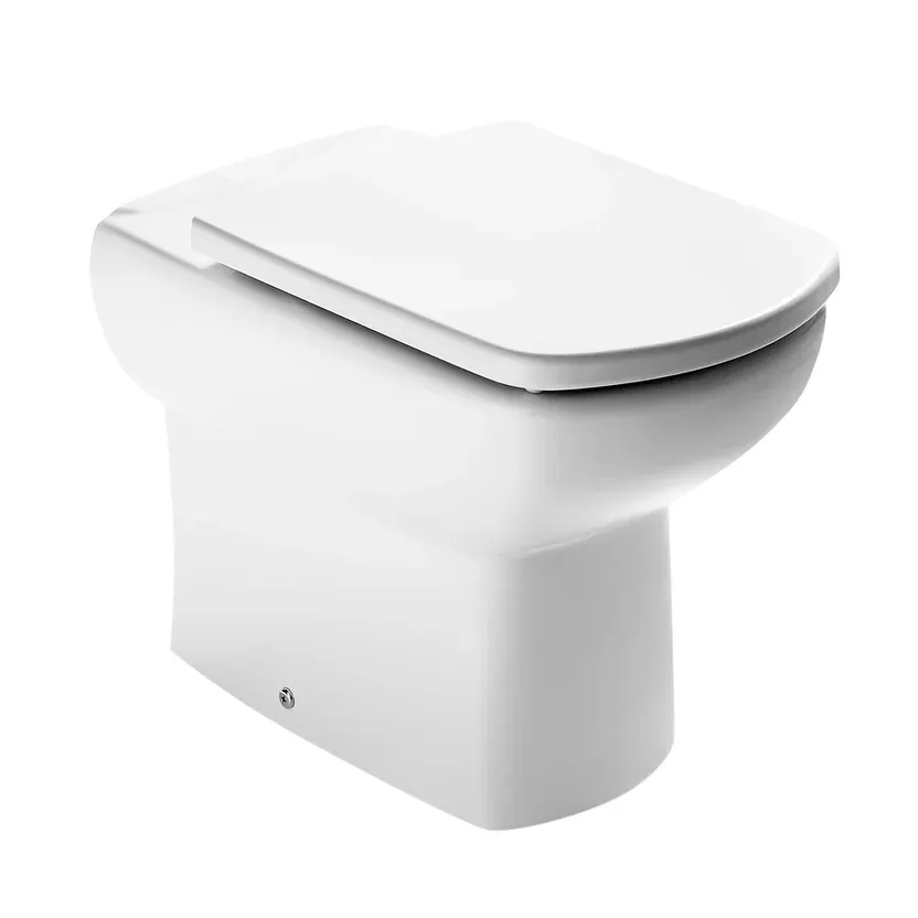 Inodoro corto Dama Senso Platinum blanco