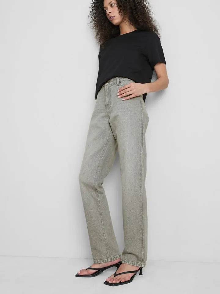 Jean denim coupe droite slim