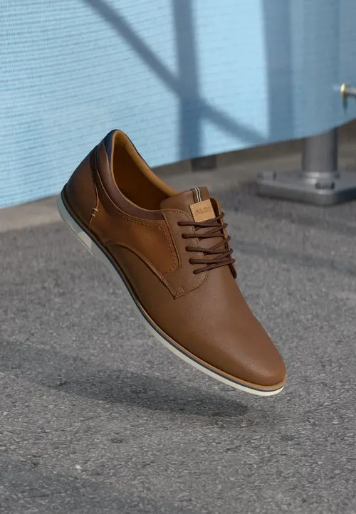 HOFVELD - Casual snøresko - cognac
