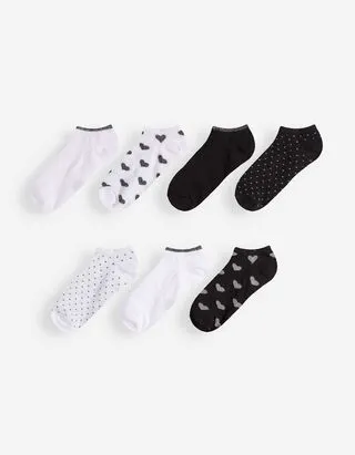 Calze sneakers - Confezione da 7 pezzi
