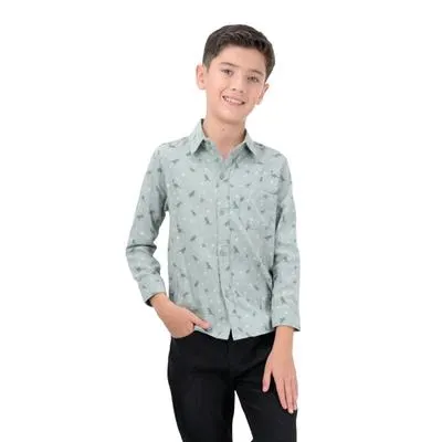 Camisa Hummo Kids Niño Manga Larga Full Print