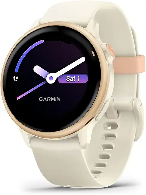 vívoactive® 6, Health & Fitness GPS Smartwatch, Pink Dawn/Bone