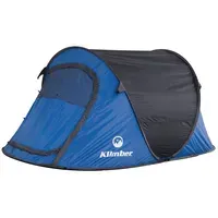 KLIMBER Carpa Para Camping 2 Personas Nylon Pop Up Azul