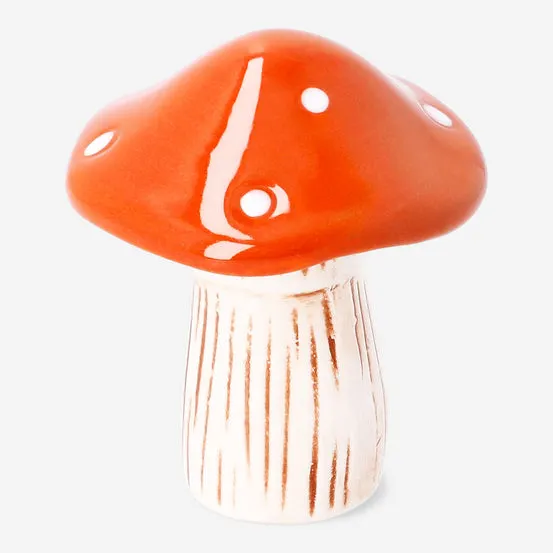 Dekorativ rød sopp - 8 cm