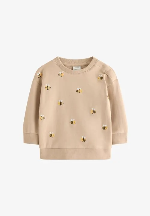 EMB BUMBLEBEE - Sweatshirt - beige