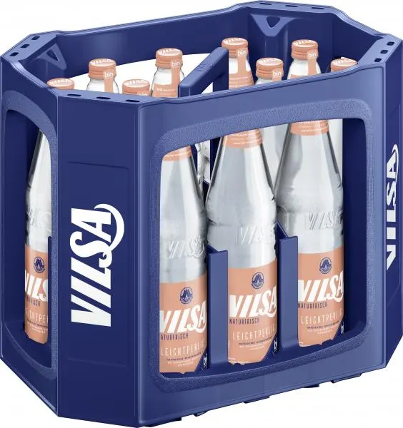 Vilsa Brunnen leichtperlig Glas (Mehrweg) 12 x 0,70 l