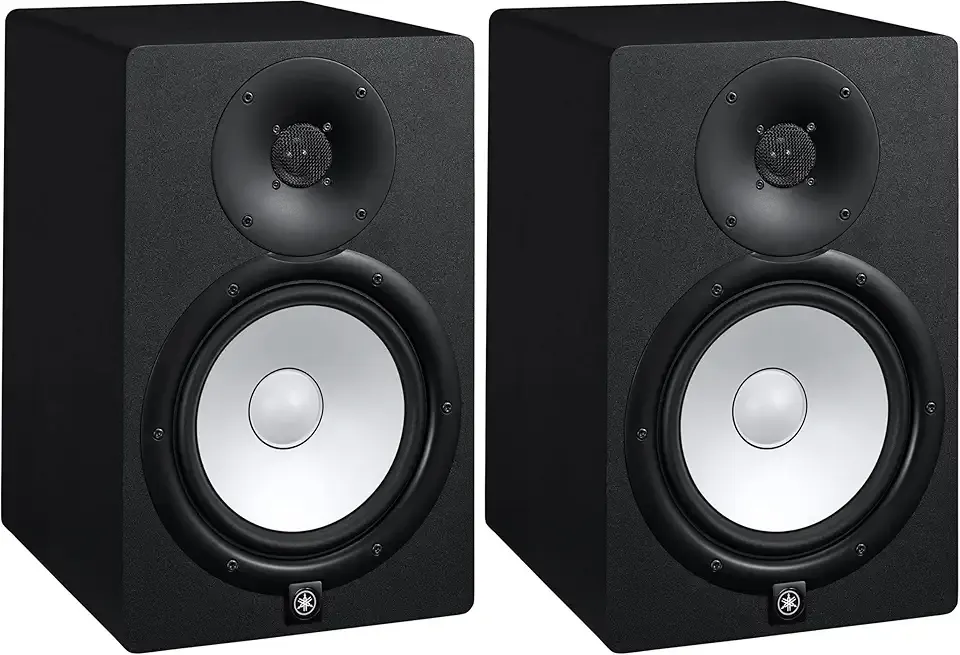 YAMAHA HS8 Studio Monitor, Black, 8 Inch (Pack of 2)